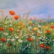 Na mezi - Mky, olej 120x90
