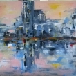 Nbe, akryl-pachtle /abstrakt/ 100x50