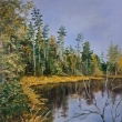 U jezrka, olej 50x90