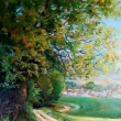Cesta v polch, olej 60x80 PRODNO