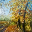 U Podejku , olej 50x70
