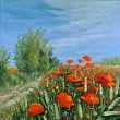CESTOU MEZI MKY, olej 60x80