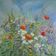 Romantick, olej 70x70