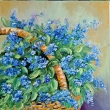Pomnneky, olej 40x40, mono zakoupit v Kersku, Lesn atelier Kuba