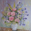 Romantick, olej 50x50
