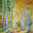 V bezovm hji, olej 50x70 - alla prima