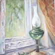 Zal asy, olej 50x60
