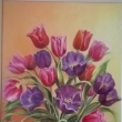 Kytice tulipn, olej 50x70