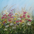 Na zahrad, olej 40x40 prodno