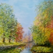 Vzmeckm parku (Loue)50x70 olej