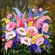 Kvtinov fantazie II.,akryl 70x70